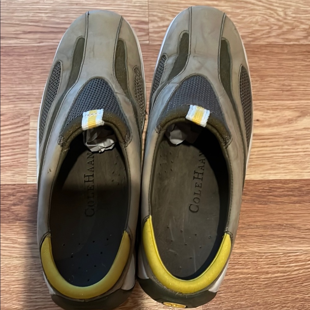 Cole Haan Men's Gray Slip-On Shoes